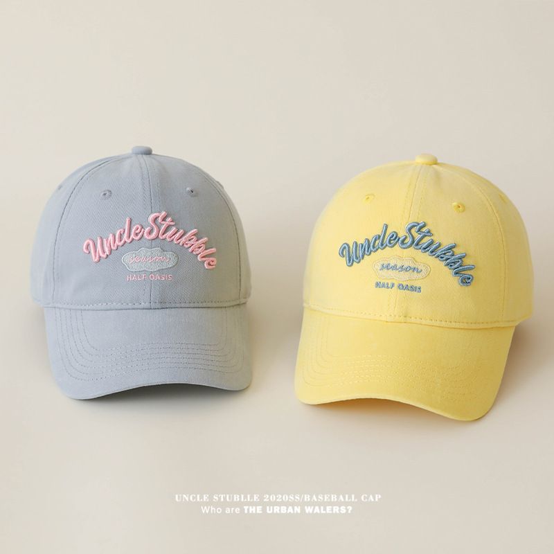 Șapcă de baseball cu design original, stil coreean, cu bor larg, față care arată fața mică, șapcă cu cioc de rață, cuplu, modă, toate potrivirile, pălărie de soare_voghion.com