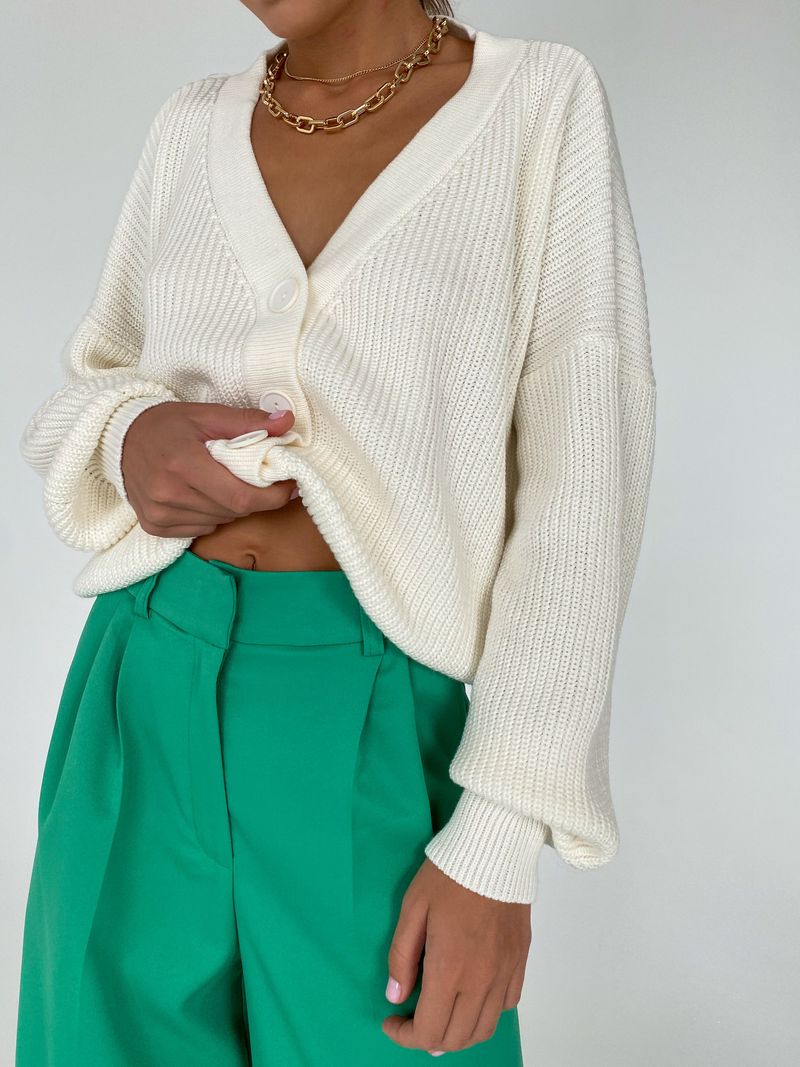 Damenbekleidung Herbst- und Winter-Strickjacke, einreihig, einfarbig, gestrickt, Unterhemd, Temperament, Pendlerpullover, Pullover, Damen_voghion.com