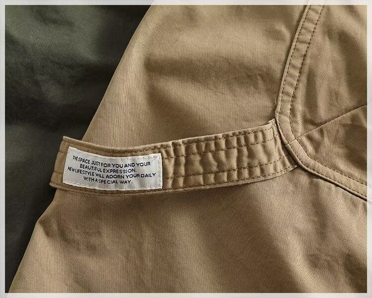 Herrenbekleidung Lockere, modische Arbeitskleidungs-Shorts Lockere Cargo-Shorts aus Baumwolle Lässige Sommer-Streetwear-Kurzhosen mit funktionellen Taschen für Jugendliche_voghion.com