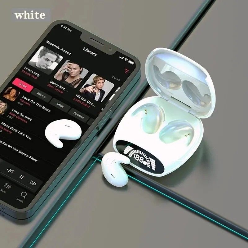 WirelBluetooth-Ohrhörer Unsichtbare Schlafkopfhörer Geräuschunterdrückung TWS_voghion.com