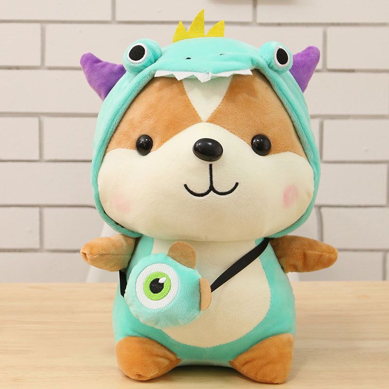 Cute Squirrel Soft And Plush Toy For Kids Dinosaur Dressup And Included Costume Bee_voghion.com