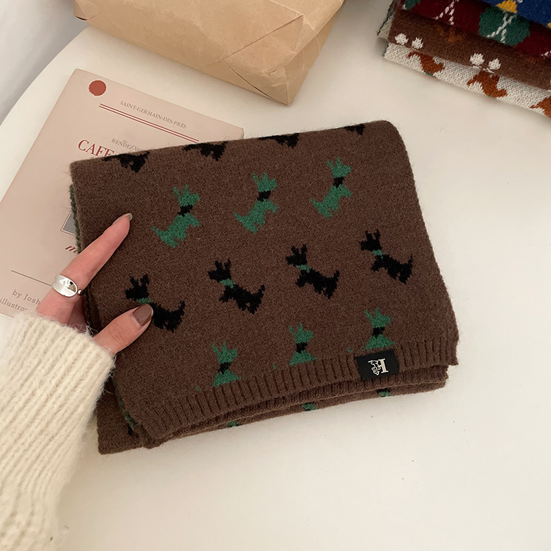 Heiße Designer-Modelle, Temperament, Trend, Pendeln, Freizeit, Damen, britischer Stil, Vogelkäfig, Quaste, warmer Herbst- und Winterschal, Schal_voghion.com