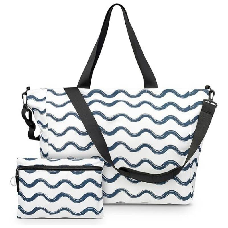 Gepäck & Reestaschen Spot Strandhandtasche grouss waasserdicht a sandbeständeg zesummeklappbar Reestasch mat grousser Kapazitéit portabler Handtasche fir d'Opbewahrung_voghion.com