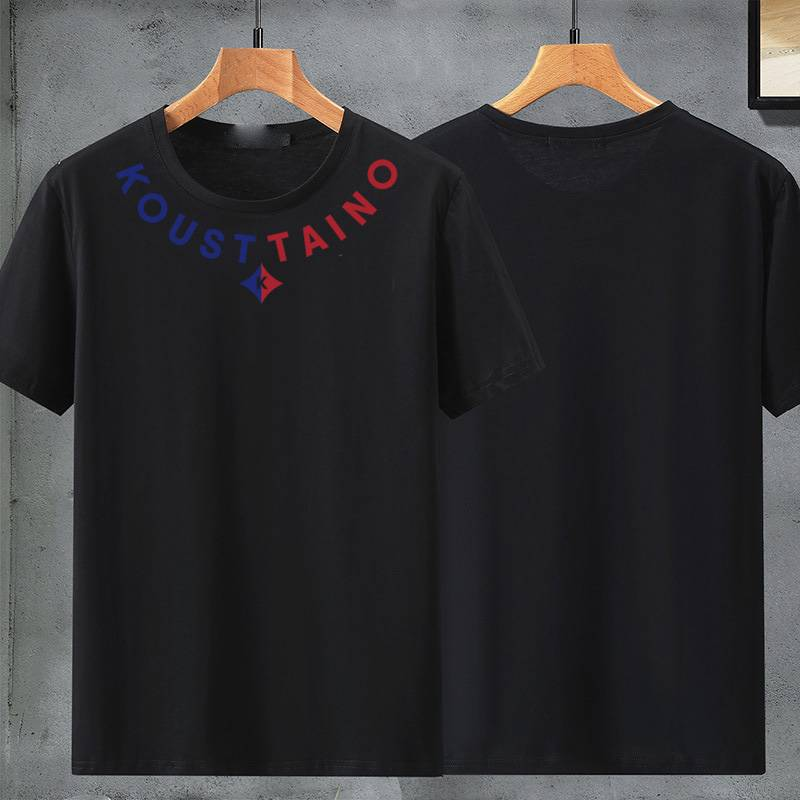 Herenkleding Plus Size Zomer Extra Large Korte Mouw T-shirt Plus Fat And Loose Fat Ronde Hals Korte Mouw T-shirt_voghion.com