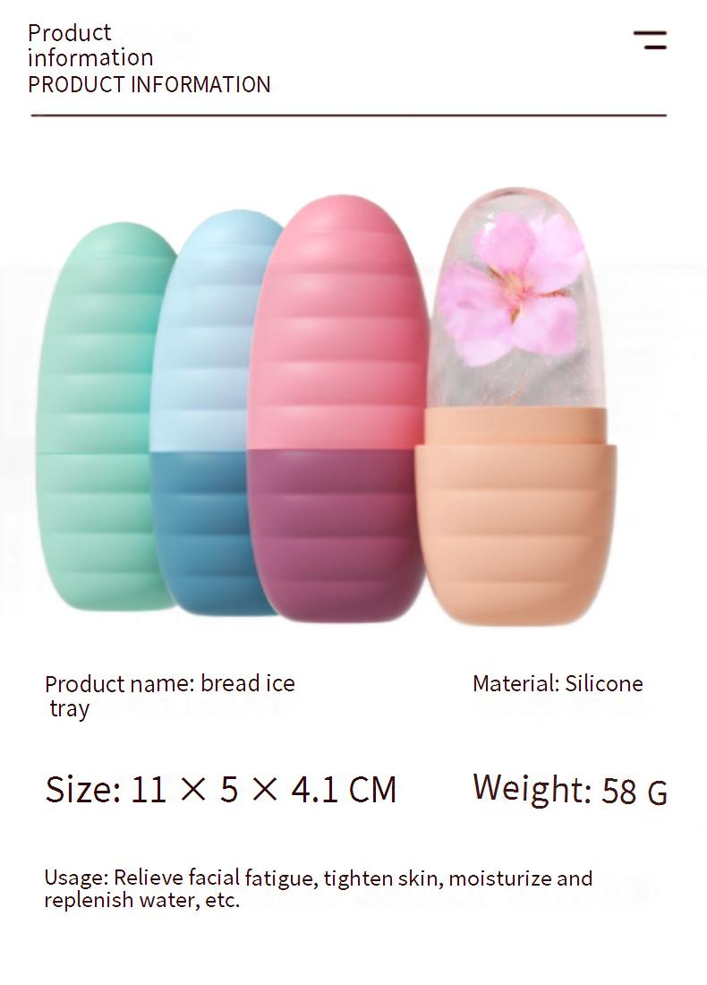 Make-up-Tools & Zubehör Make-up-Tool-Kits Silikon-Gesichtspackung Eiswürfelschale Schönheits-Eisform zum Entfernen von Schwellungen Eisroller Gesichts-Eispackung Massagewerkzeug Spot_voghion.com