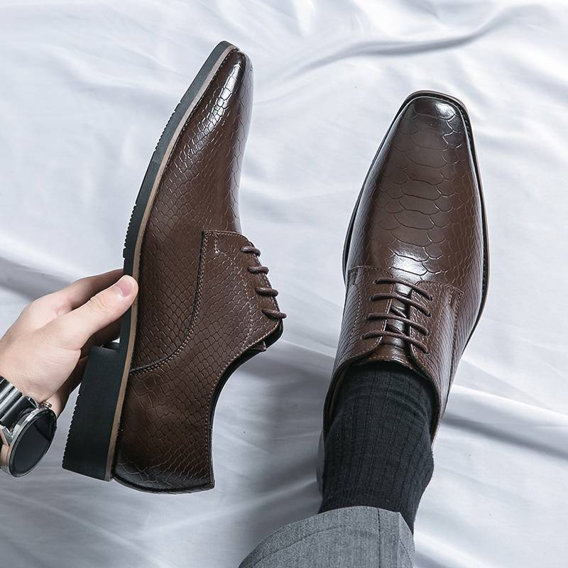 Erkekler İçin Deri Ayakkabılar İş Elbise Ayakkabıları Çok Yönlü Düğün Ayakkabıları Erkek Ayakkabı Tasarımcısı Loafer'lar Erkek Zapatos Para Hombres 2025_voghion.com