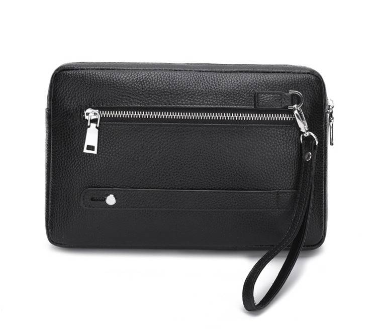 Bolso de mano para hombre, bolso de muñeca, bolso portátil para hombre, bolso de negocios informal sencillo, ligero, de gran capacidad, bolso para teléfono móvil de alta gama._voghion.com