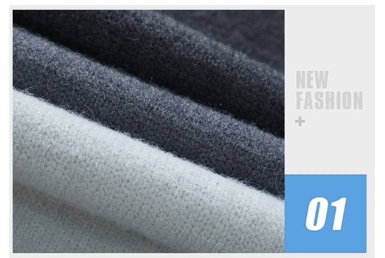 Men's Casual Knit Sweater With Relaxed Fit, Round Neck Long Sleeve, Breathable & Soft, Oversized Pullover For Autumn & Winter_voghion.com