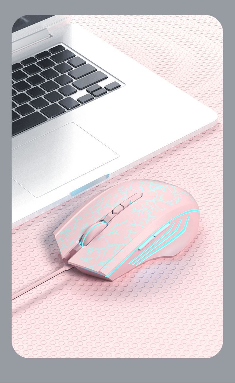 Applicable To Days Selection 5 Notebook Wired Mouse 4 E-Sports 3 Game 2pro Computer Mute Three Charging Office_voghion.com