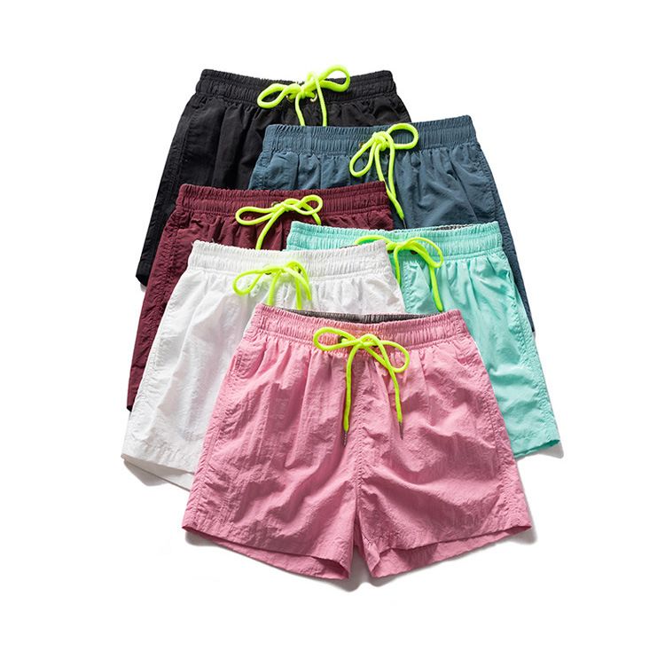 Short de sport léger et décontracté pour homme, séchage rapide, doublé, pour le fitness, la plage, unisexe, pour couple, nouvelle collection été_voghion.com
