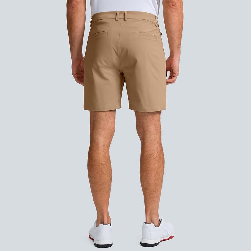 Ropa para hombre Pantalones cortos de golf para hombre Ropa de trabajo de color liso Pantalones cortos casuales de cinco puntos para acampar al aire libre Senderismo_voghion.com