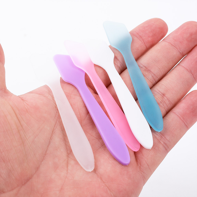 Gesichts 10Pcs Kunststoff Maske Löffel Gesicht Creme Spatel Maske Stick DIY Schönheit Make-Up Gesicht Hautpflege Maske Mischen zu_voghion.com