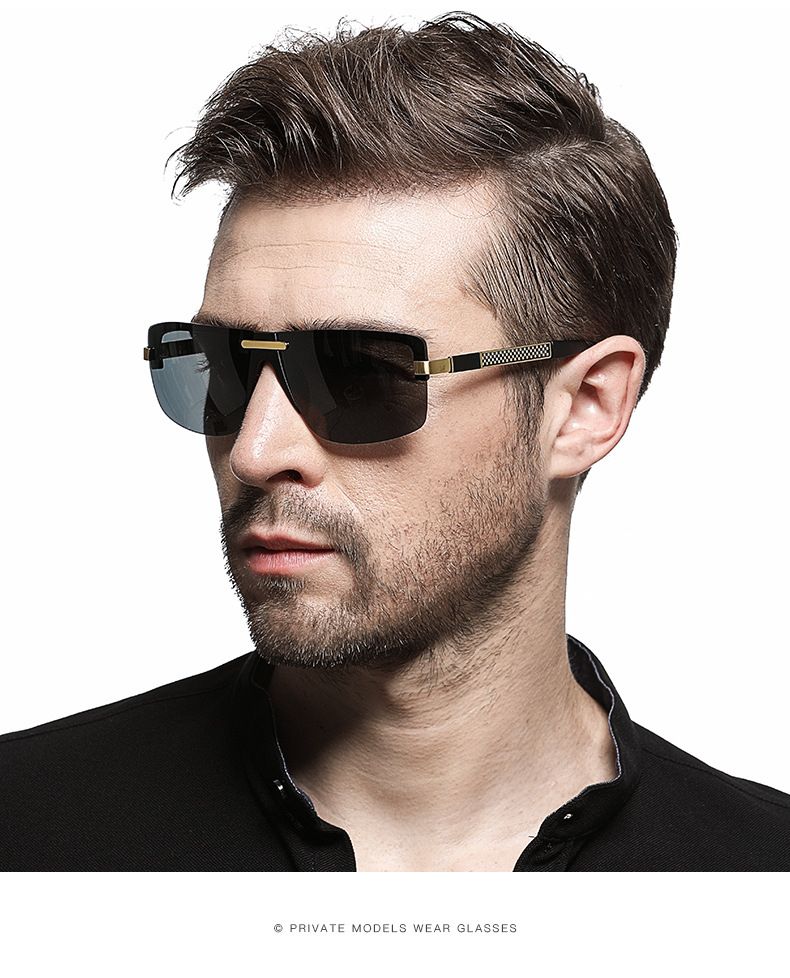 Nové polarizované sluneční brýle pro muže a ženy, Oslnivé barevné čočky, Trendy na trhu, Klasické sluneční brýle, Zrcátka řidiče,_voghion.com