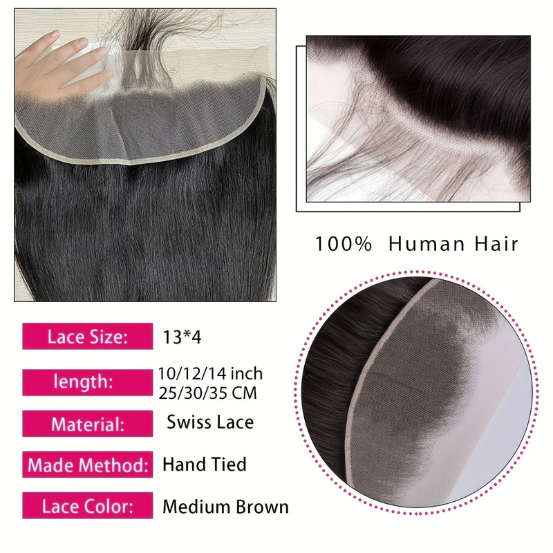 13*4 lace human hair block 100% human hair high quality high density wig can be permed, dyed and can be styled in any way_voghion.com