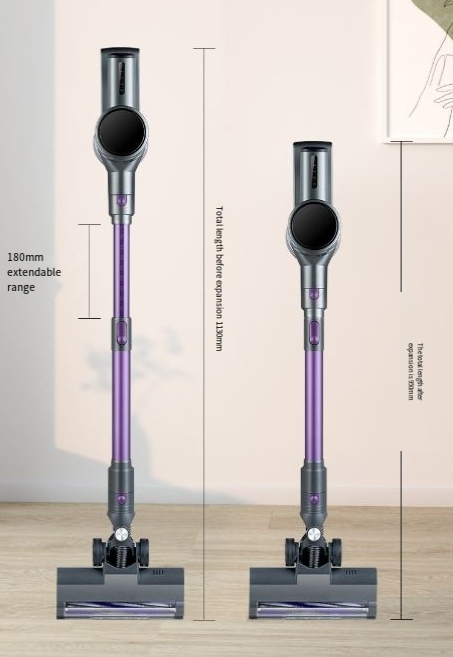 Dammsugare för hushållens handhållna kraftfulla trådlösa dammsugare för mattrengöring med hög effekt_voghion.com