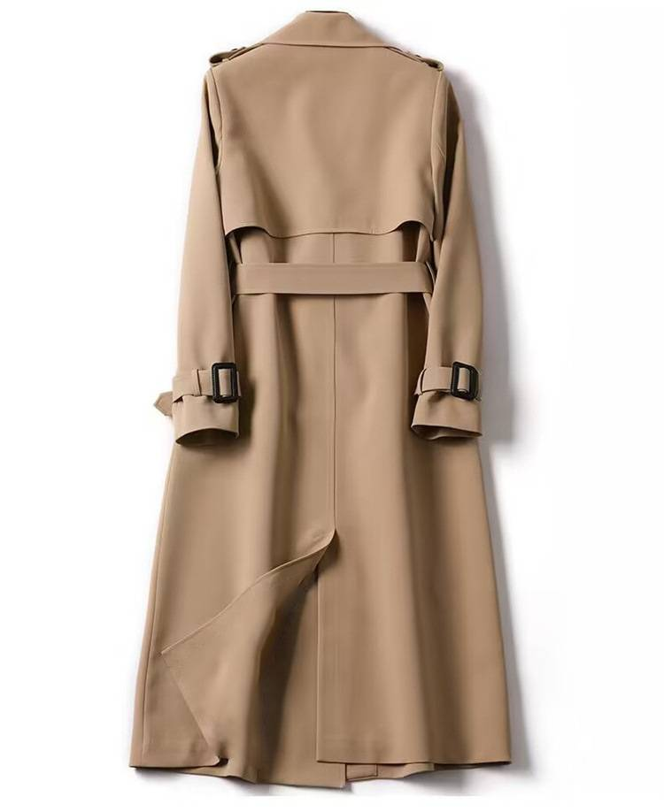 Ženski Temperament Slim Slim Waist Modni Trench Coat_voghion.com
