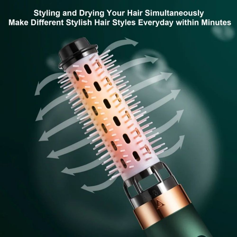 NEW Hair Dryer Comb Hot Air Curling For Hair Roller Blow Dryer Ionic Hair Straightening Brush Quick Dry Hair Curler Curling Iron_voghion.com