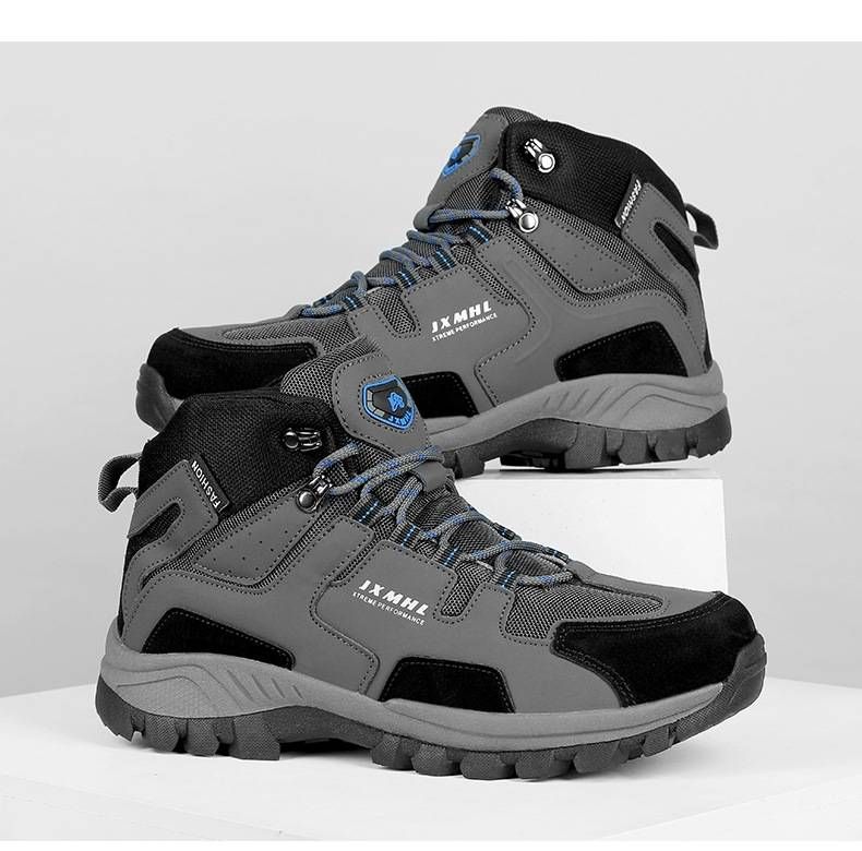 「XGXC」Waterproof Tactical Hiking Shoes, Non-slip, Lightweight, Mid-top Tactical Boots For Couples._voghion.com