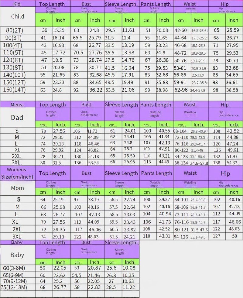 Christmas Family Matching Pajama Set – Soft Cotton Blend Sleepwear For Adults & Kids (S-3XL, Toddler 3-18M, Holiday Print, A-Class Certified)_voghion.com