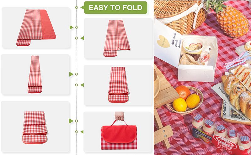 Blanket|Beach Mat|Indoor Outdoor Picnic Blanket, 203.20cm X 152.40cm Sandproof And Waterproof Large Suitable For Beach,_voghion.com