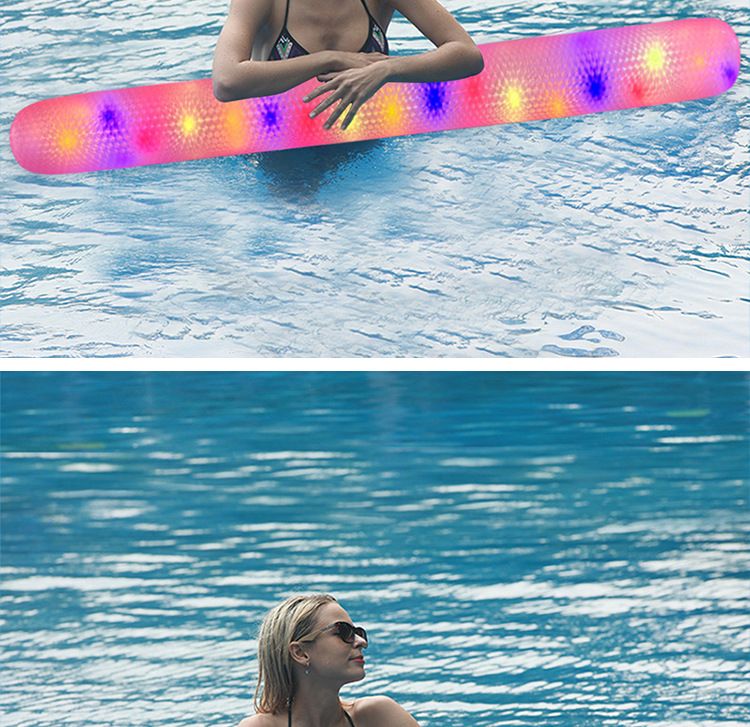 Aufblasbare Schwimmliege - Klappbare Rückenlehne mit Mesh-Netz für Pool, See & Strand_voghion.com