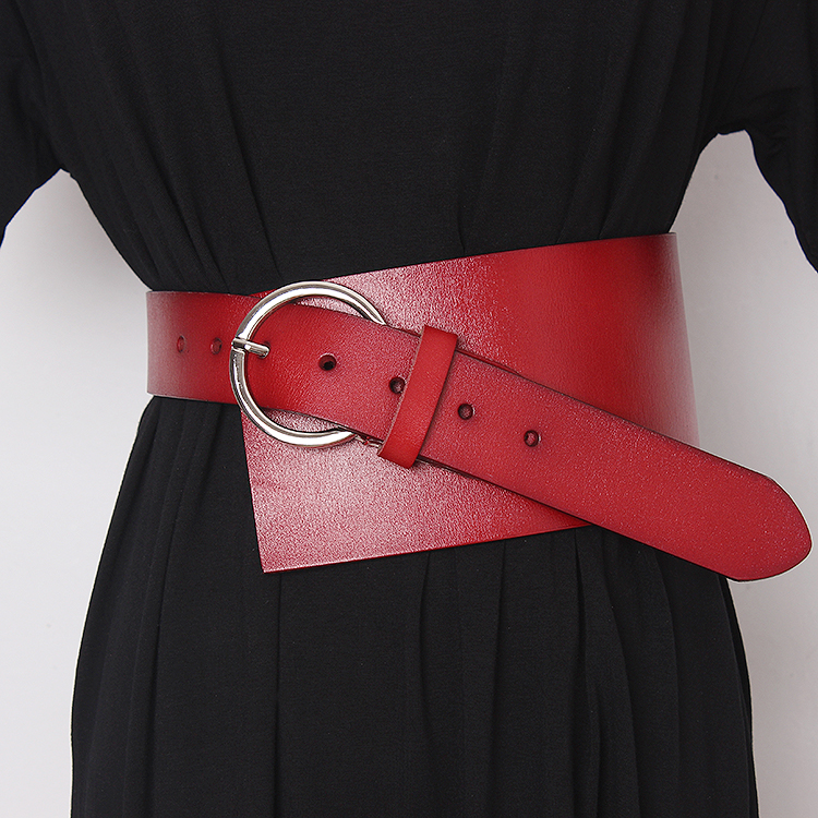 Ceinture de manteau pour femmes, large ceinture, accessoires décoratifs avec jupe et pull, ceinture de taille marron noir à la mode et polyvalente_voghion.com