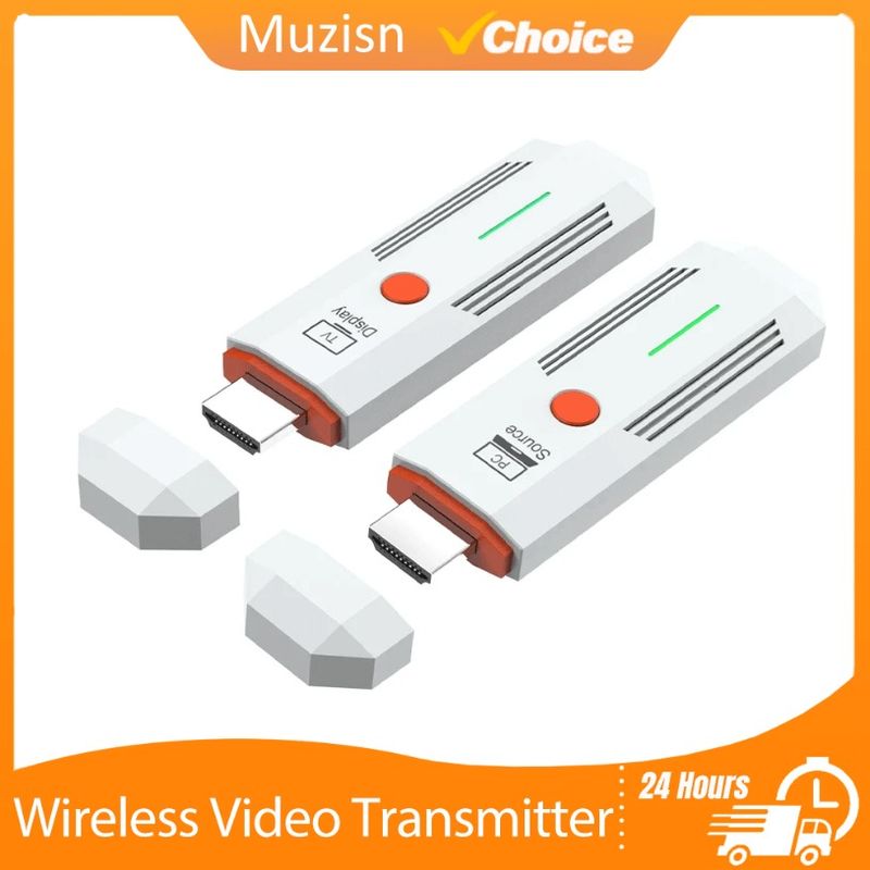 1080P 50M HDMI-kompatibles drahtloses Video-Transmitter- und Empfänger-Kit (Stick-Dongle-Adapter) für TV-Box, Monitor und Projektor_voghion.com