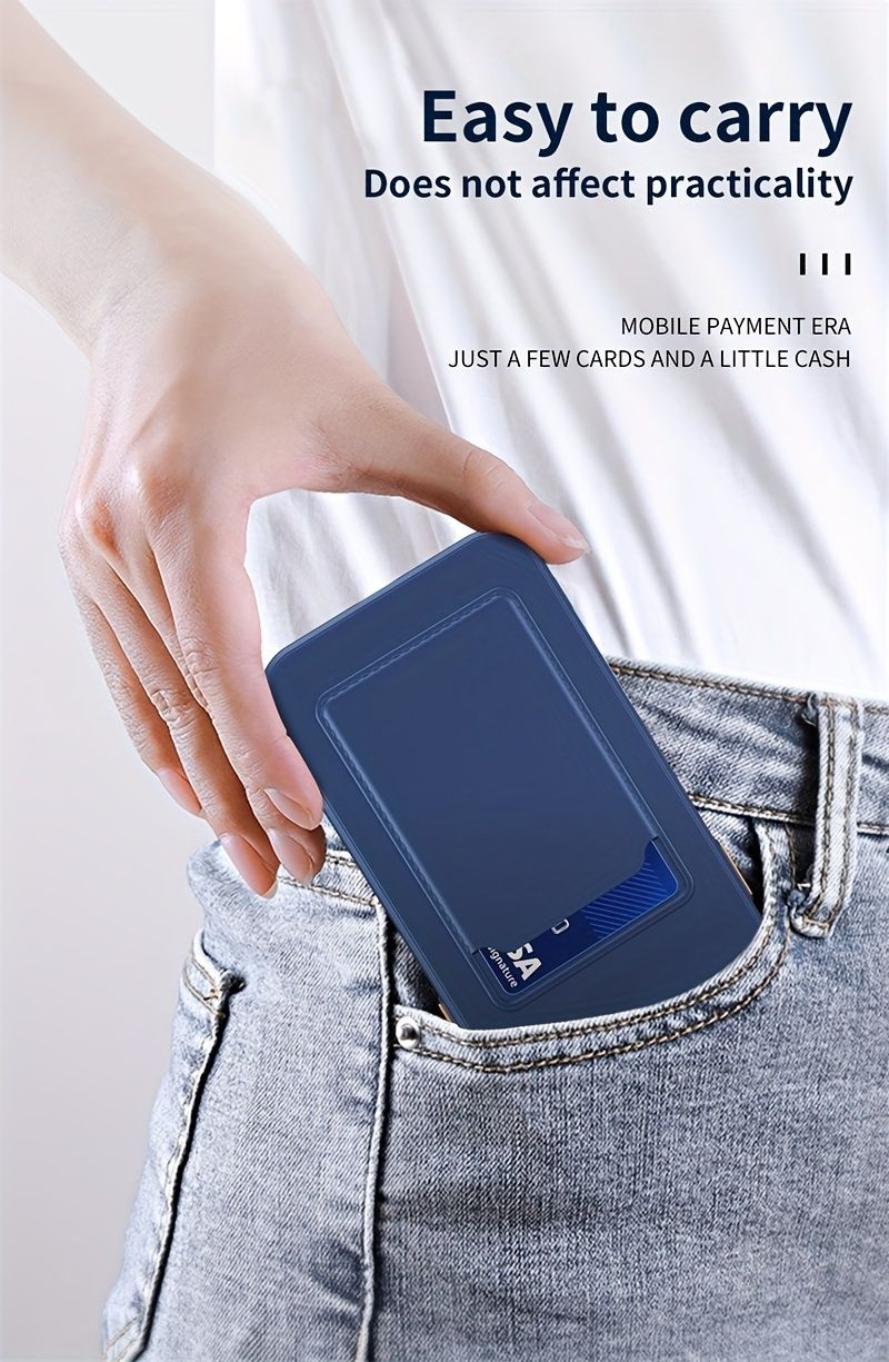 Samsung Galaxy S24 Ultra/S23 Elegant Silicone Case with Card Holder - Color Block Design, Air Cushion Shock Absorption_voghion.com