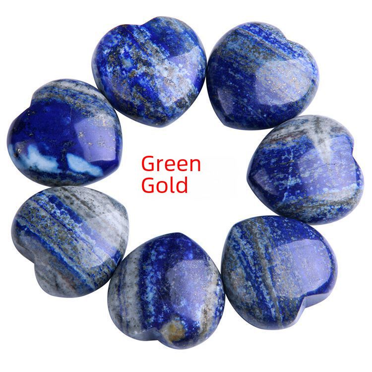 Factory Direct natural pink crystal heart-shaped ornaments jade peach heart crystal jewelry hibiscus stone heart-shaped crafts_voghion.com
