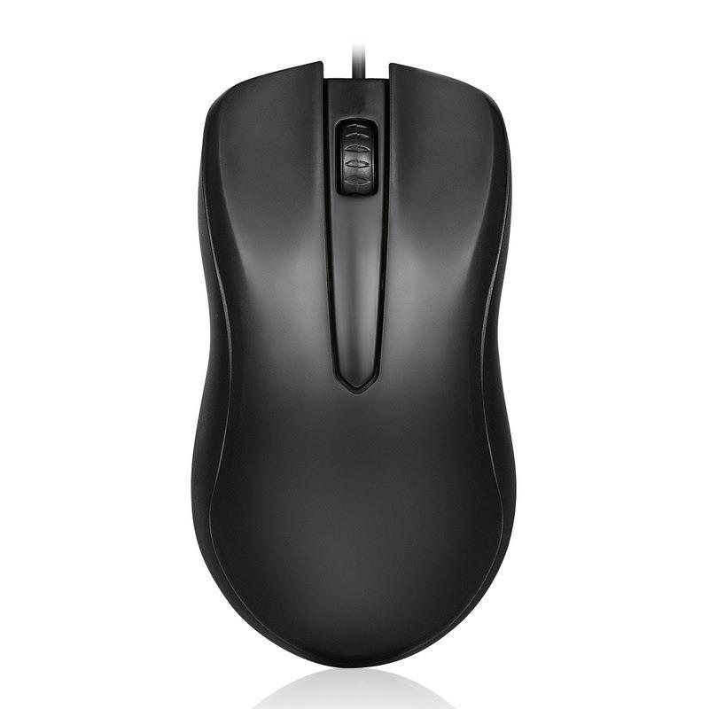 M3 Großer Computerstift, Laptop, kabelgebundene USB-Maus, druckbare Büromaus_voghion.com