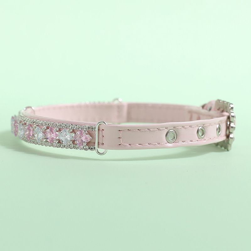 Pet supplies collar traction rope collar set cat necklace small and medium sized dog collar collar accessories_voghion.com