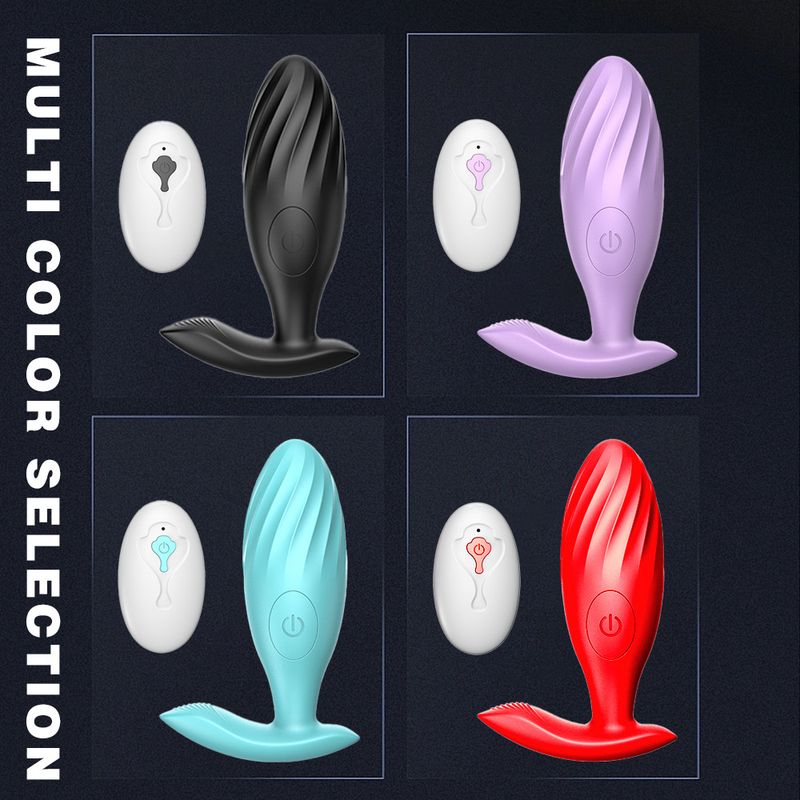 Afstandsbediening vibrator draagbare vibrerende anale plug prostaat massager mannelijke en vrouwelijke masturbator vibrator seksspeeltjes_voghion.com