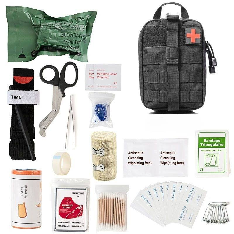 IFAK Tactical Medical Pouch Military First Aid Kit Outdoor Jakt Survival Emergency Tourniquet EDC Moll Bag Survival Gear_voghion.com