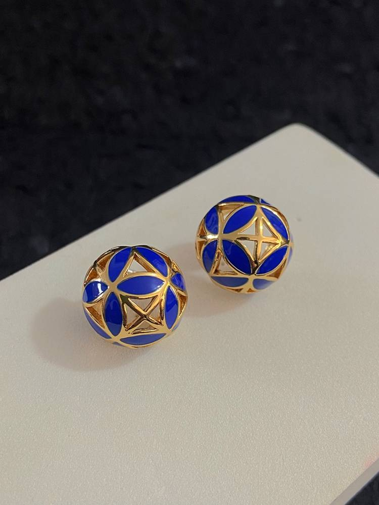 Orecchini in smalto colorato con fiori traforati, stile fashion, adatti per accessori da festa, vacanze e tutti i giorni per le donne._voghion.com