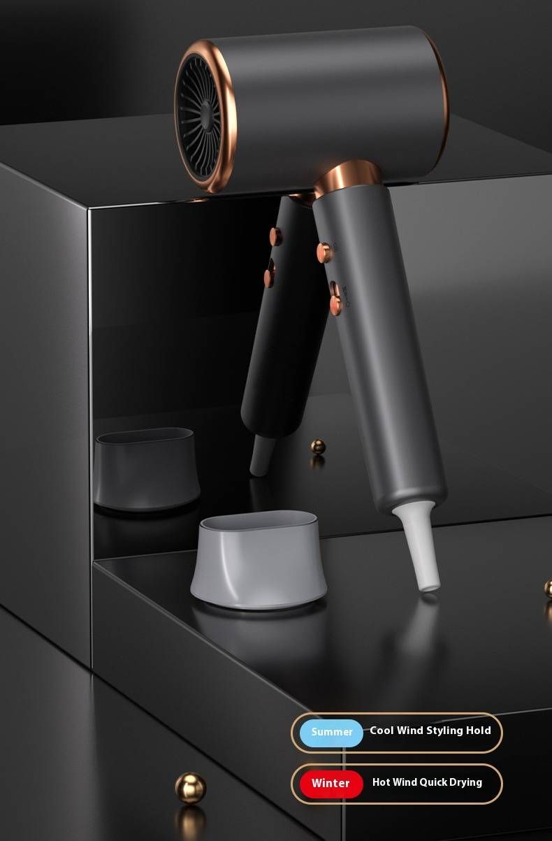 Asciugacapelli professionale da 2400 W - Motore brushless ultra silenzioso con ioni negativi e doppio voltaggio per uso domestico e in salone_voghion.com