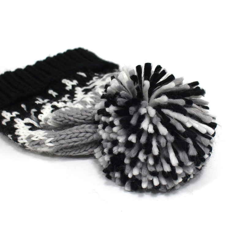 Nuevo gorro de lana con estampado de moda en varios colores para otoño e invierno._voghion.com