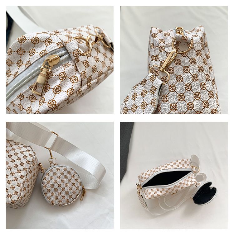 Textura minimalista para mulheres em 2024, nova tendência, bolsa simples e casual para mãe e filho, cruz diagonal_voghion.com