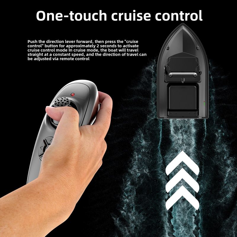 Leistungsstarkes 500-m-Köderausbringungsboot mit großem Behälter für lange Akkulaufzeit und fester Geschwindigkeit_voghion.com