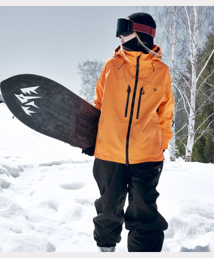 20k APVCX Unisex Single And Double Ski 3L Hard Shell Padded Waterproof Snow Suit_voghion.com
