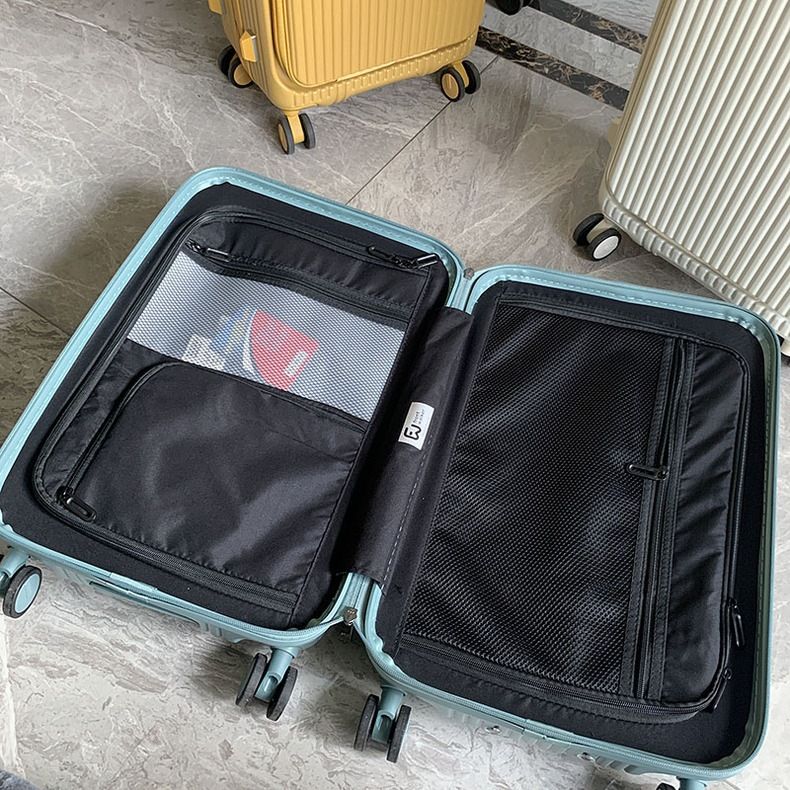 Valigia con apertura frontale da 20 pollici per donna, espandibile, da viaggio ..._voghion.com