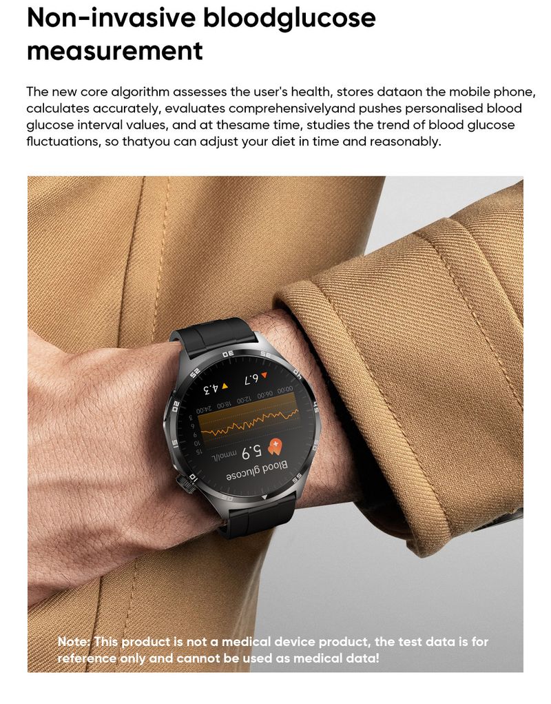 Akıllı Saat EKG ve PGG İzleme, AMOLED Ekran, Bluetooth Arama, Kalp Atış Hızı ve Kan Basıncı Takibi, Uyku Analizi, Su Geçirmez, Çoklu Kayış_voghion.com