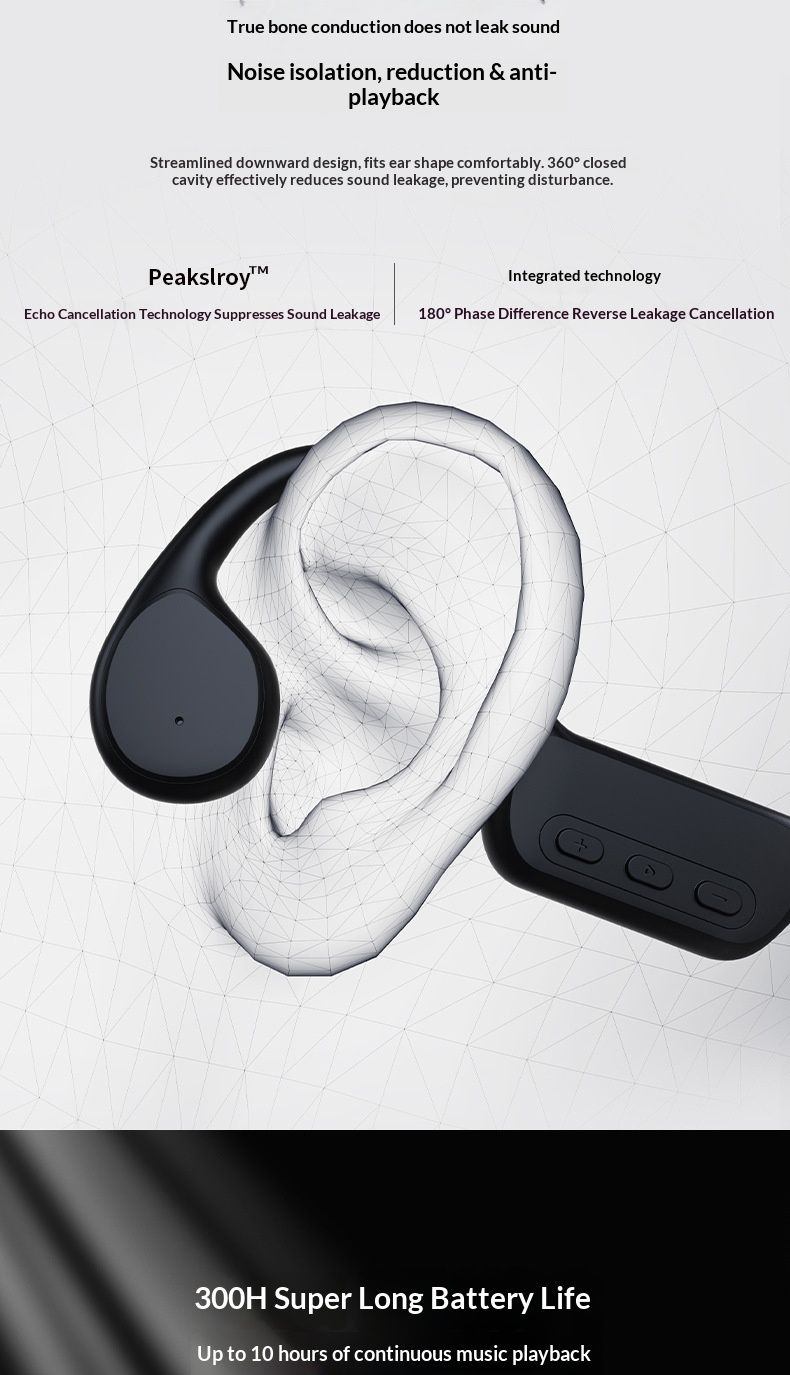 In Stock Dropshipping Noise Cancelling Headset New Wireless Sports Running Special Non-In-Ear True Bone Conduction_voghion.com