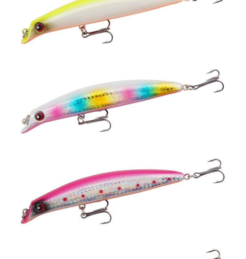 Floating Minnow Bionic Bait Lure Bait Wave Climbing Sinking Small Fat Freshwater Seawater Fishing Perch Bait_voghion.com