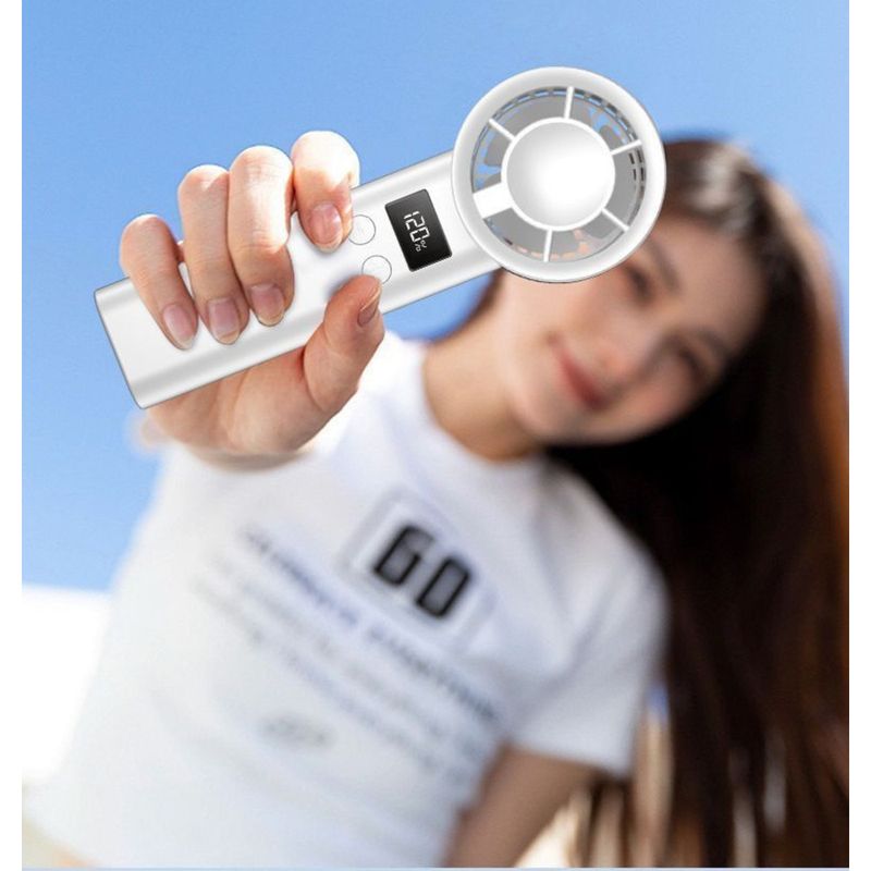 Mini 120 Geschwindigkeiten USB wiederaufladbarer tragbarer kleiner leiser Handventilator für den Außenbereich_voghion.com