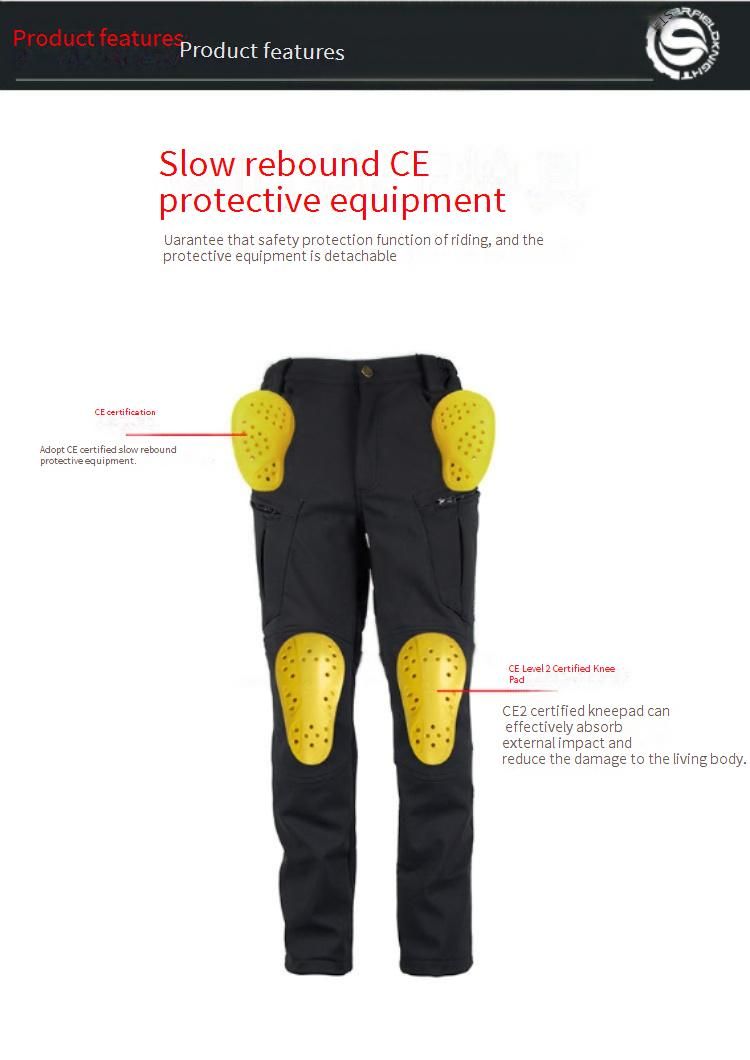 Pantalones reflectantes para motociclistas, para hombre y mujer: impermeables, antideslizantes y térmicos, ideales para desplazamientos urbanos y aventureros._voghion.com