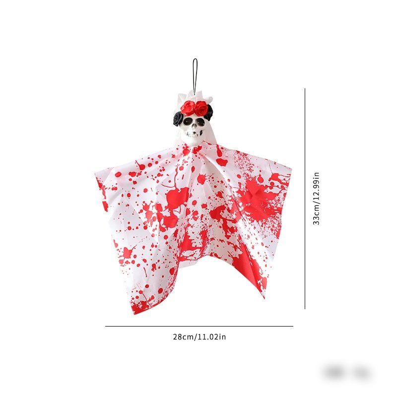 Novo Festival Fantasma Gaze Noiva Fantasma Morte Halloween Horror Atmosfera Arranjo Decorações de Halloween_voghion.com