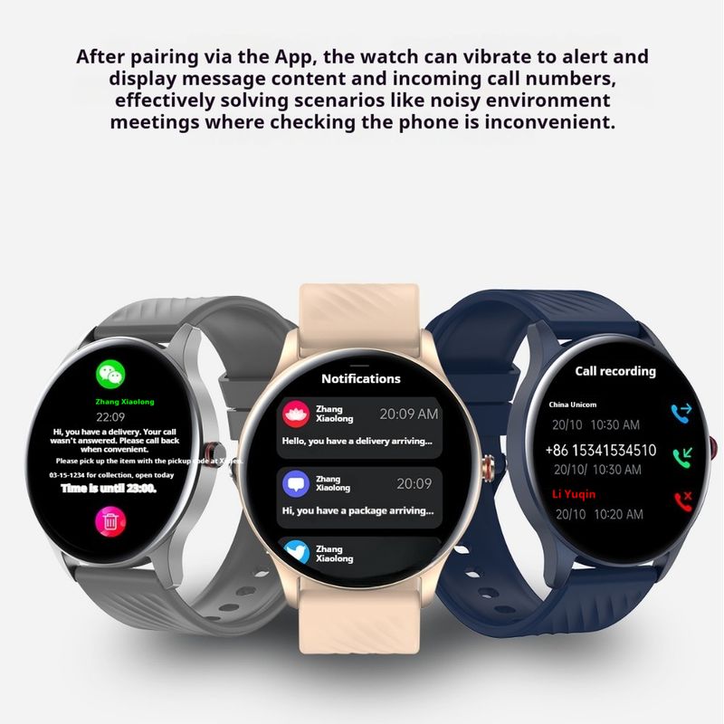 Unisex Smart Watch With TFT Display – Bluetooth Calling, Heart Rate & Blood Oxygen Monitor, Sleep Tracking, IOS/Android Compatible_voghion.com