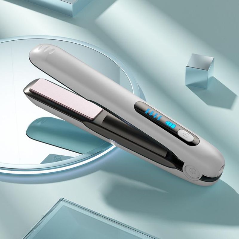 Eisen mit LED 2 in 1 Styling-Tool Twisted Bester neuer Haarglätter_voghion.com