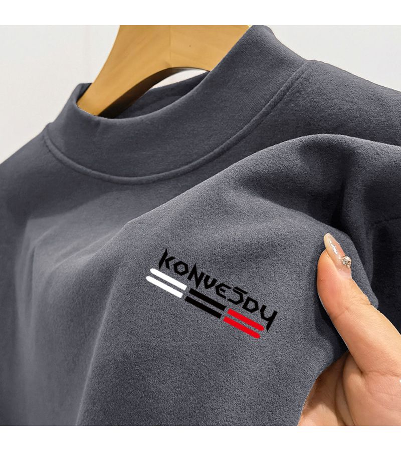 Men's Slim Fit Thermal Underwear Half-Turtle Neck Base Layer Shirt, Breathable & Warm, All-Season Comfort, Multiple Colors & Sizes (M-4XL)_voghion.com