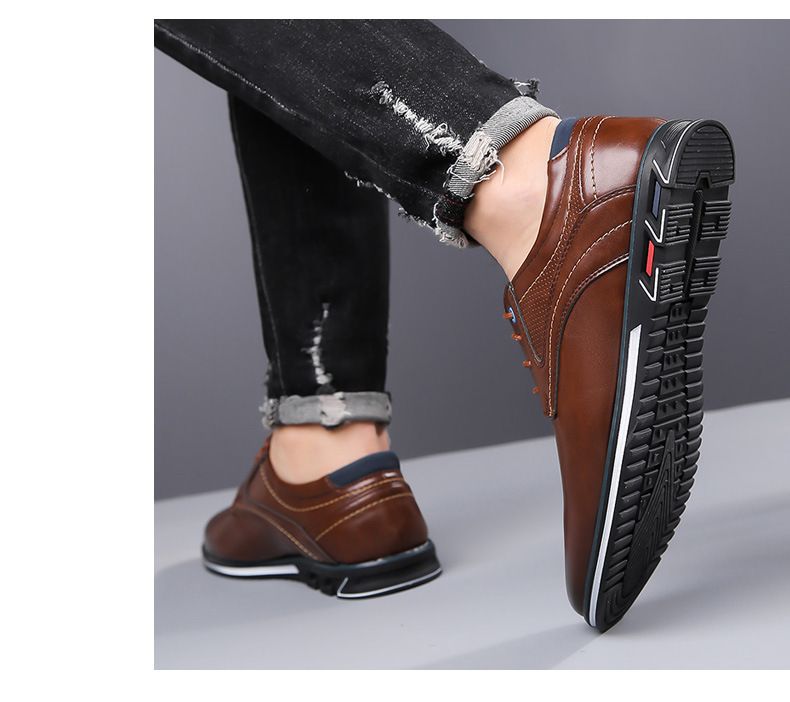 Heren Zakelijke Schoenen Slip On Party Heren Schoenen Comfortabele PU Leren Schoenen Voor Mannen Trouwjurk Schoenen Voor Mannen Zapatos Hombre38-53_voghion.com